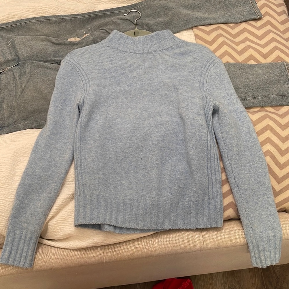 J. Crew mock neck sweater